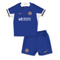 Chelsea Replika babykläder Hemmaställ Barn 2023-24 Kortärmad (+ korta byxor)